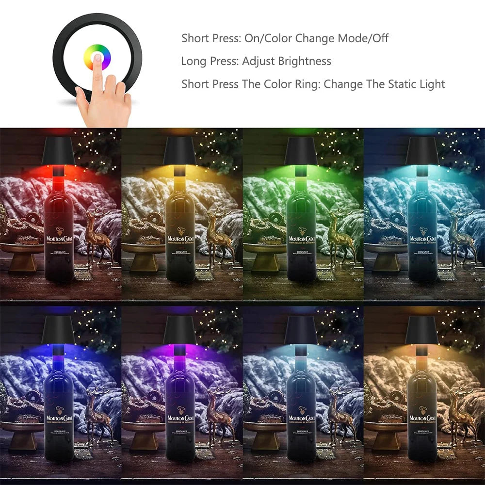 AlcoLight™ LED-Flaschenlampe mit RGB