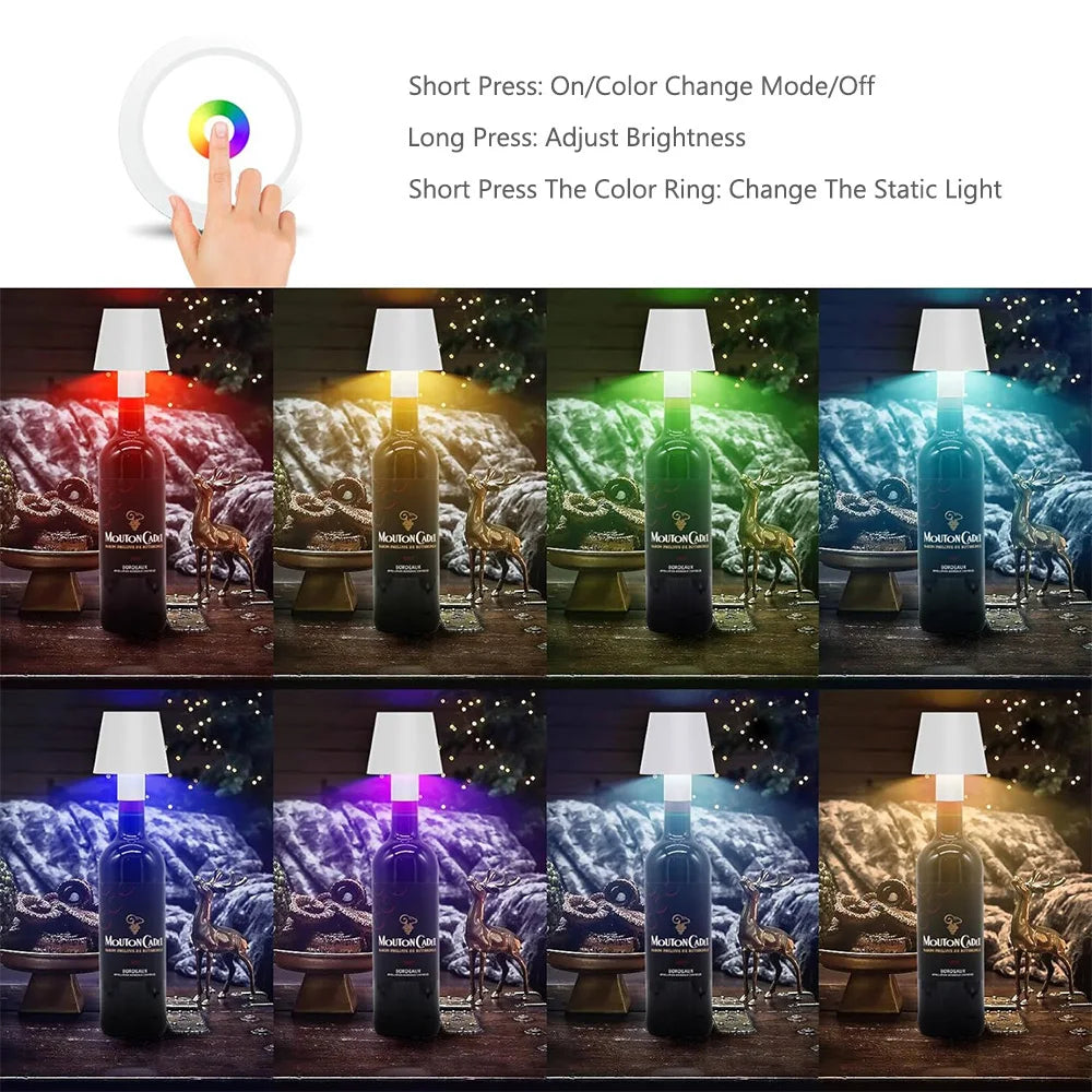 AlcoLight™ LED-Flaschenlampe mit RGB