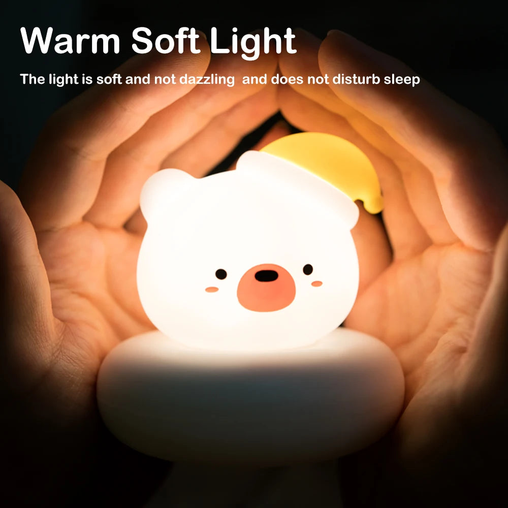 AlcoLight™ Wiederaufladbares LED-Nachtlicht für Kinder – 3-stufig dimmbar