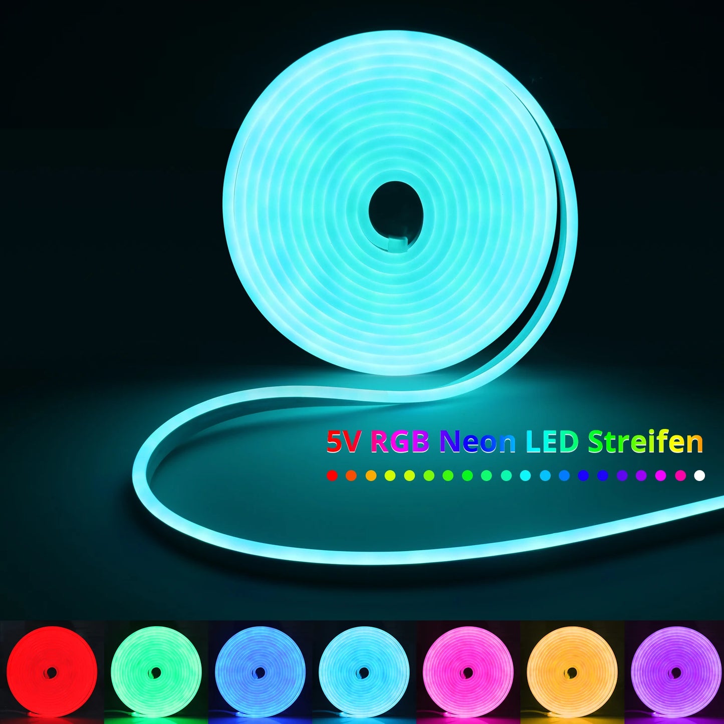 AlcoLight™ RGB Neon LED Strip WiFi(Tuya App/Smart Life/Alexa) for TV Home