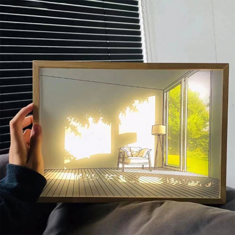 AlcoLight™ Dekorative LED-Lichtmalerei Wandkunst (USB)