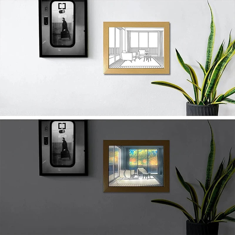 AlcoLight™ Dekorative LED-Lichtmalerei Wandkunst (USB)