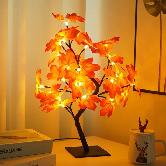 AlcoLight™ LED Rosenbaum-Lichter Tischlampe – Feenblumen-Nachtlicht Kurzes, auffälliges Design für Schlafzimmerdekoration