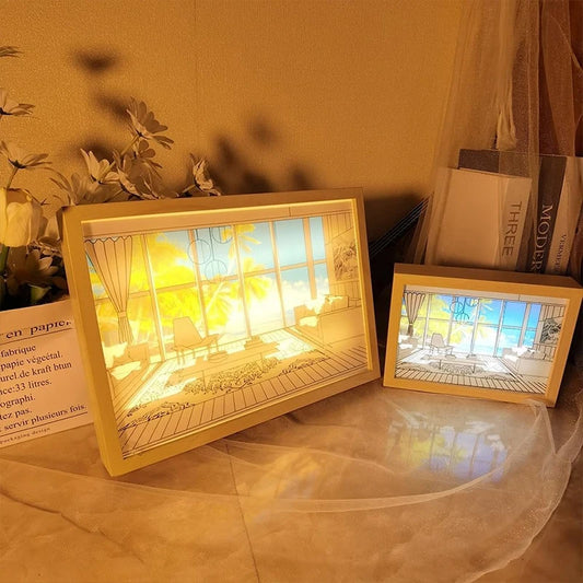 AlcoLight™ Dekorative LED-Lichtmalerei Wandkunst (USB)